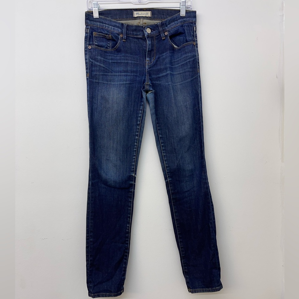 Madewell Blue Denim Skinny Jeans Womens Stretch Size 26